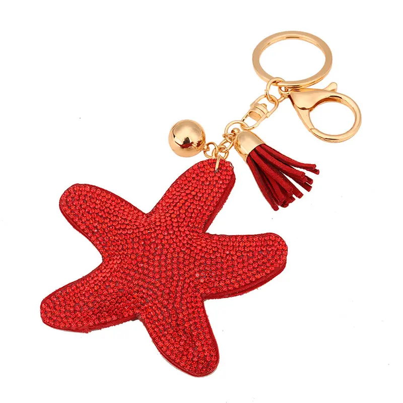 Women Ladies Rhinestone Tassel Keychain Bag Handbag Key Ring Car Key Pendant Feida 4