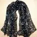 Women Lady Musical Note Chiffon Neck Scarf Shawl Muffler Scarves Echarpe Feida 1