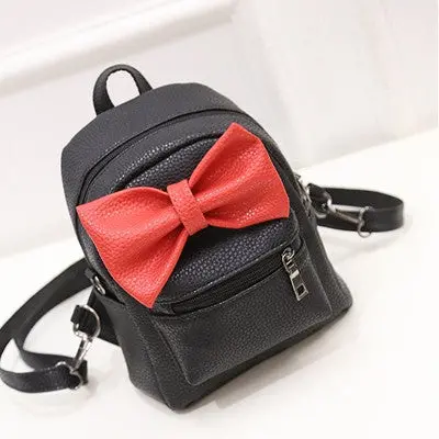 Women Leather Backpacks Shoulder School Bag Backpack Travel Satchel Rucksack Bags For Teenage Girls 1