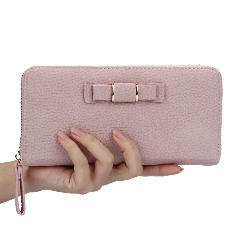 Women Long Design Wallet Multifunctional Purse With Zipper Wallet 8 Colors Card Holder Clutch Purses 7