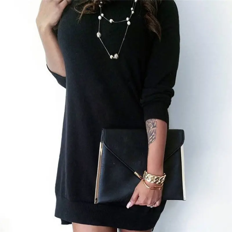 Women Long Sleeve Bodycon Party Dresses Bandage Mini Short Dress Plus Size Women Clothing Elbise Fast Shipping Feida 2