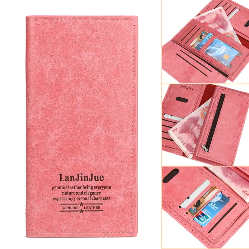 Women Long Wallet And Purse Fashion Letter Printing Black/White/Red Lady Purse Card Holder Clutch Handbag Carteira Wallets 4