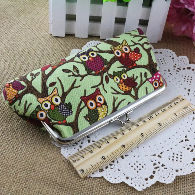 Women Lovely Style Lady Wallet Hasp Owl Purse Clutch Bag 1