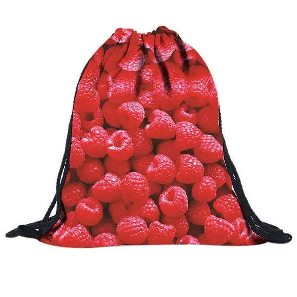 Women Men Backpack 3D Printing Canvas Cat Backpacks For Girls Drawstring Backpacks Femmes Mulheres Bag 1