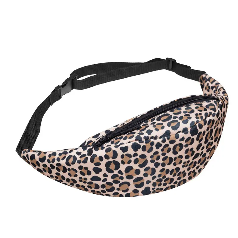 Women Men Bags Belt Waist Bag Leopard Printing Pouch Waist Bags Pack 1