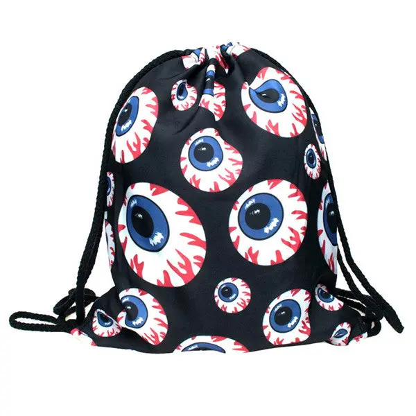 Women Men Emoji Backpacks 3D Printing Mochila School Backpack Bags For Teenagers Girls Drawstring Backpack 1