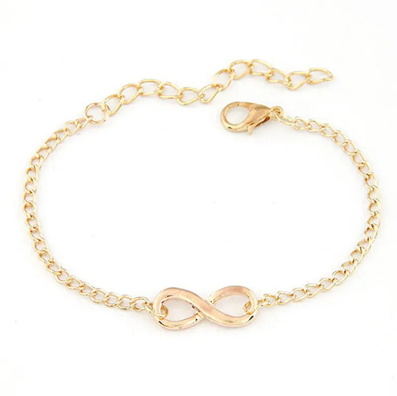 Women Men Handmade Gift Charm 8 Shape Jewelry Infinity Bracelet Women Girls Bracelets 2
