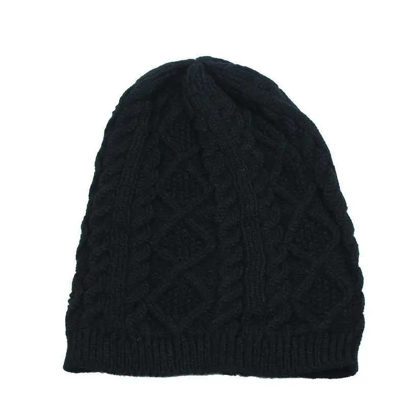 Women Men Hat Slouchy Oversize Knitting Wool Beanies Cap Hip Hop Hats Skullies Beanie Crochet Caps Touca 2