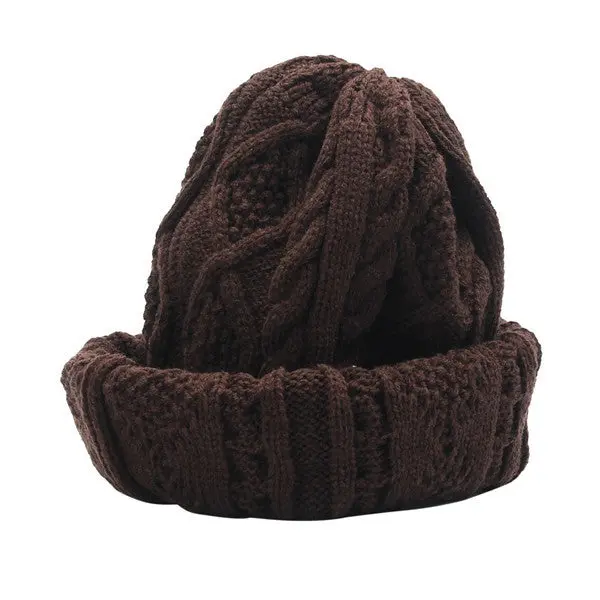 Women Men Hat Slouchy Oversize Knitting Wool Beanies Cap Hip Hop Hats Skullies Beanie Crochet Caps Touca 3