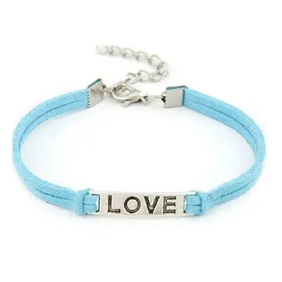 Women Men Love Handmade Alloy Bracelets Rope Charm Jewelry Weave Girls Boys Bracelet Gift 1