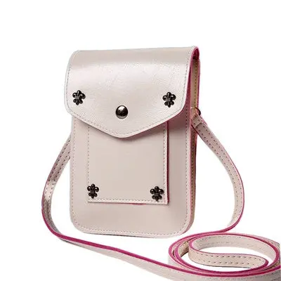 Women Messenger Bag Pure Color Abag Bags Leather Ladies Shoulder Bags Candy Color Mini Bag Clutch Bolsa 1