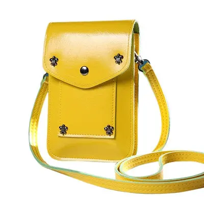 Women Messenger Bag Pure Color Abag Bags Leather Ladies Shoulder Bags Candy Color Mini Bag Clutch Bolsa 10