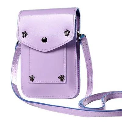 Women Messenger Bag Pure Color Abag Bags Leather Ladies Shoulder Bags Candy Color Mini Bag Clutch Bolsa 8