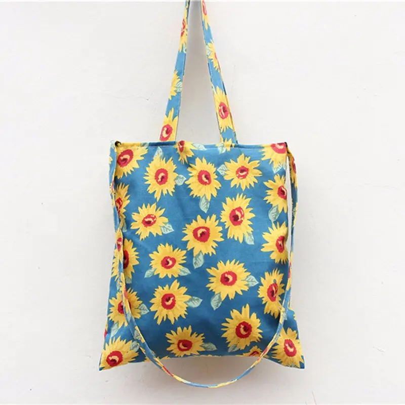 Women Messenger Bags Canvas Sunflower Student Shoulder Bags Women's Hbag Designer Shopping Bag Hbags Women Famous S 1