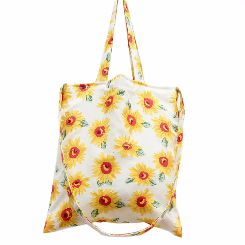 Women Messenger Bags Canvas Sunflower Student Shoulder Bags Women's Hbag Designer Shopping Bag Hbags Women Famous S 3