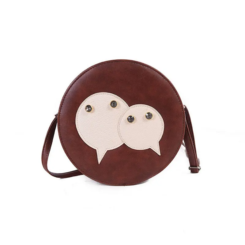 Women Messenger Bags Circular Leather Hbag Crossbody Shoulder Coin Bag Women's Hbags Bag Clutch 3