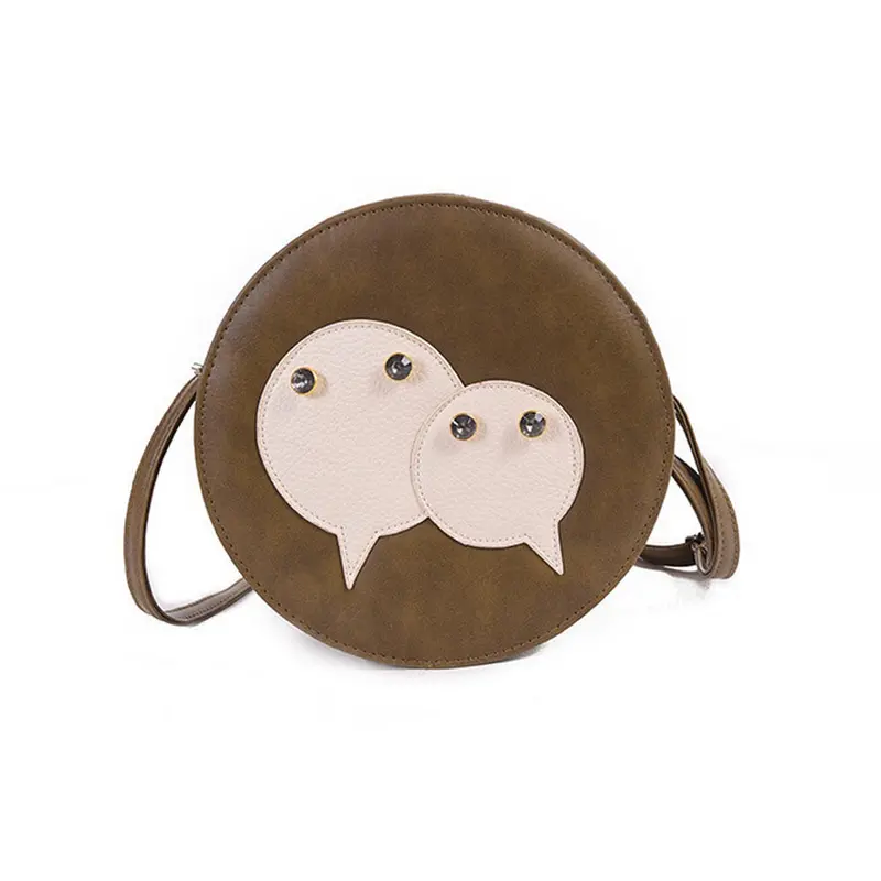 Women Messenger Bags Circular Leather Hbag Crossbody Shoulder Coin Bag Women's Hbags Bag Clutch 4