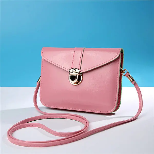Women Messenger Bags Designer Zero Purse Lock Leather Women's Hbags Crossbody Shoulder Bag Girls Bolsa Clutch Bag 3