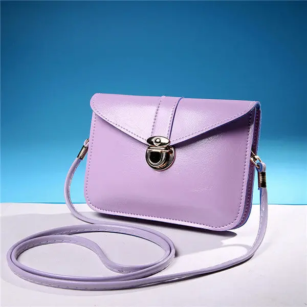 Women Messenger Bags Designer Zero Purse Lock Leather Women's Hbags Crossbody Shoulder Bag Girls Bolsa Clutch Bag 8