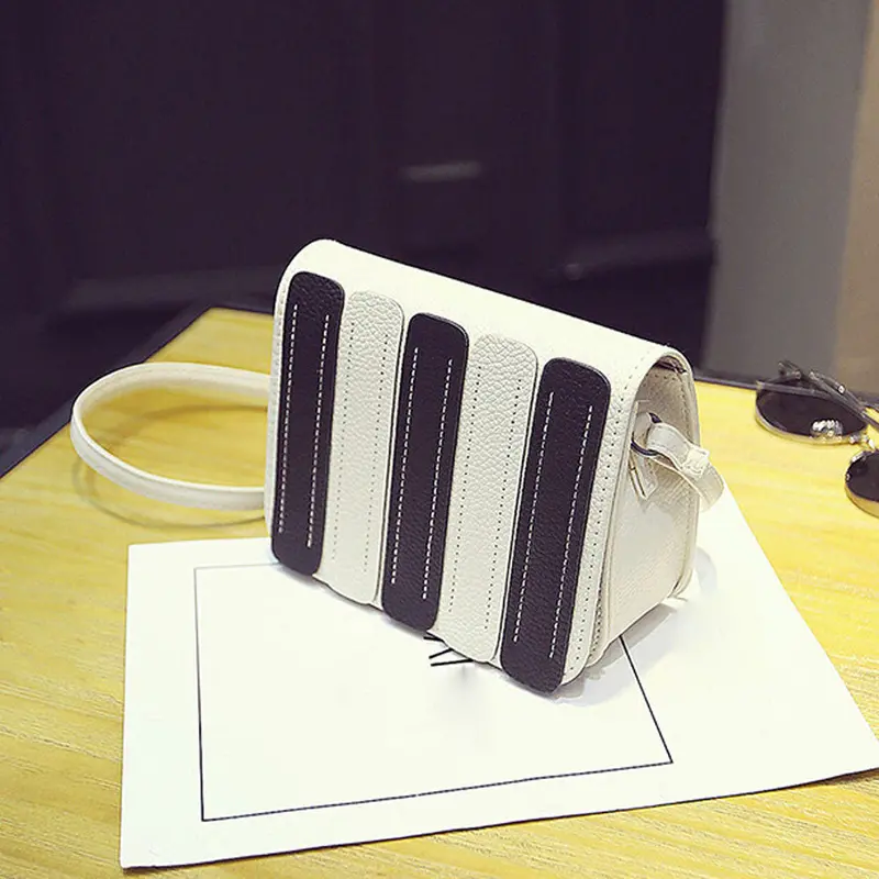 Women Messenger Bags Leather Stripe Luxury Women's Hbag Designer Crossbody Single Shoulder Bag Ladies Bolsa Feminina 1