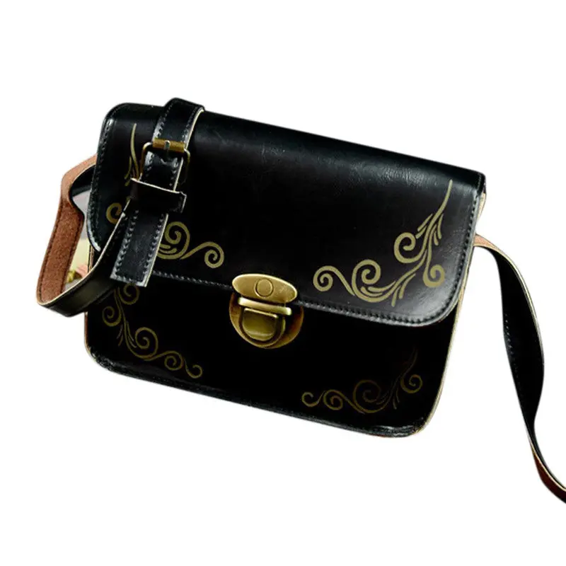 Women Messenger Bags Luxury Hbags Retro Plug Lock Leather Hbag Cross Body Single Shoulder Bag Femme Casual Leather Bag 1