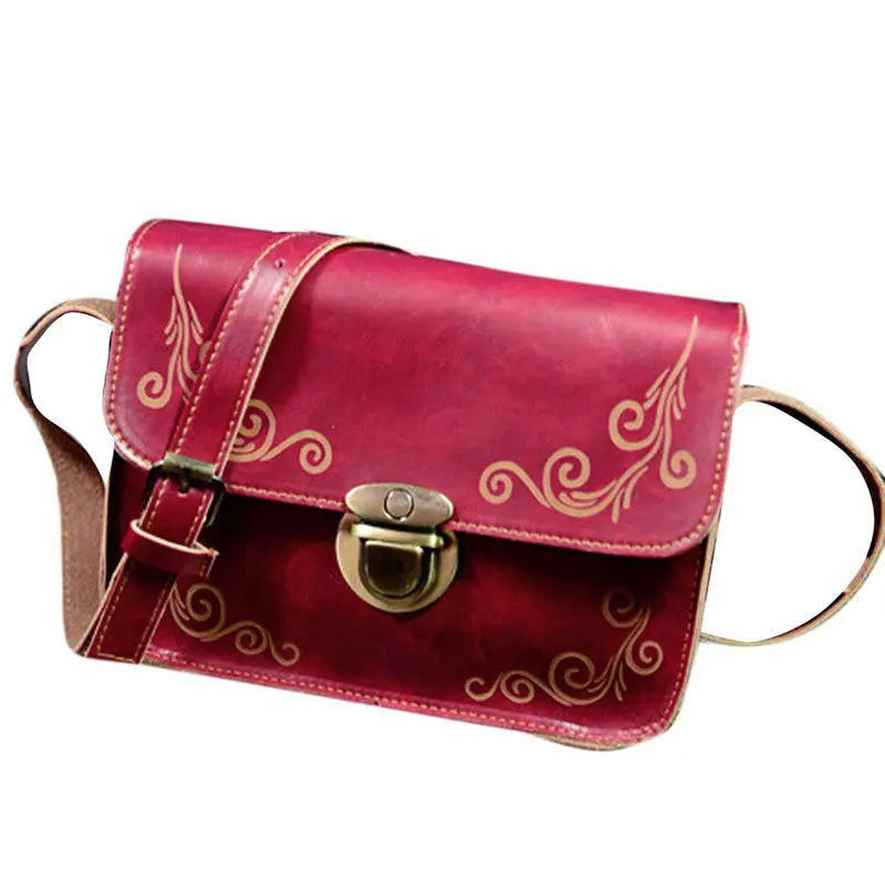 Women Messenger Bags Luxury Hbags Retro Plug Lock Leather Hbag Cross Body Single Shoulder Bag Femme Casual Leather Bag 5