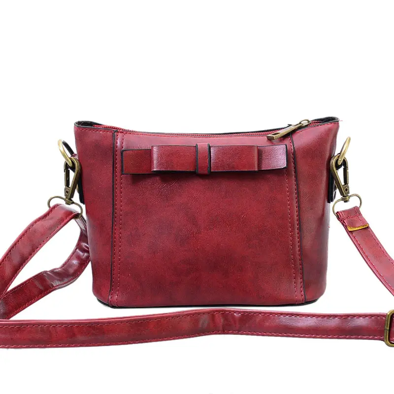 Women Messenger Bags Pu Leather Black Handbag Shoulder Large Crossbody Tote Bag Ladies Purse 3