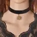 Women Necklace Gothic Black Velvet Retro Choker Collar Necklaces Charm Jewelry Lace Flower Pendant Gift 12