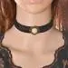 Women Necklace Gothic Black Velvet Retro Choker Collar Necklaces Charm Jewelry Lace Flower Pendant Gift 6