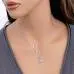 Women Necklaces Crystal Flower Charm Choker Chunky Statement Bib Charm Chain Necklace Jewelry Gift 1
