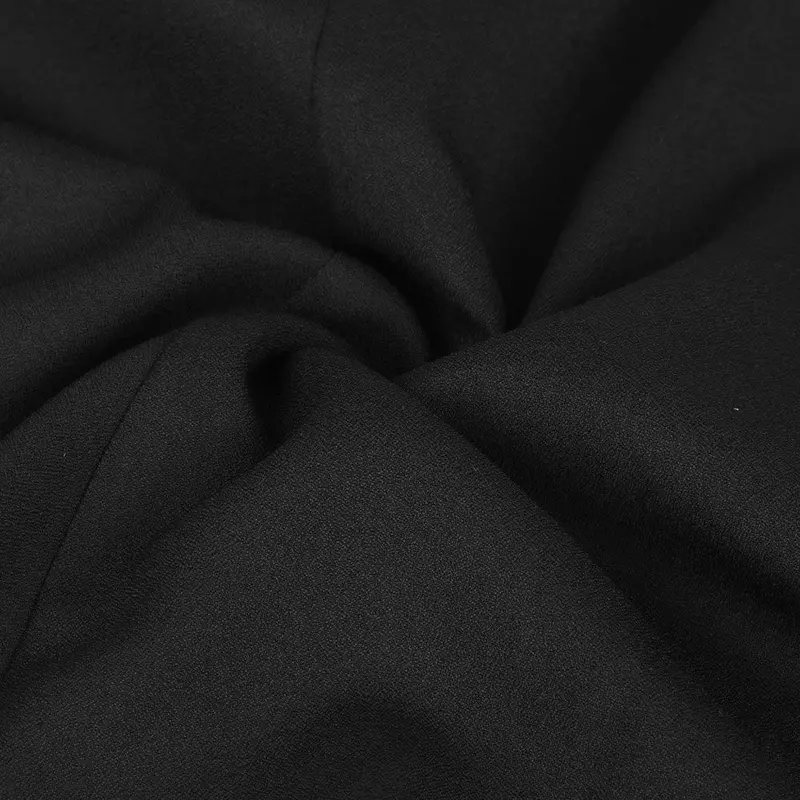 Women Night Dress Imported Clothing Black Dress With Shoulder Straps Pleated Dress Vestidos Clothing Feida 5