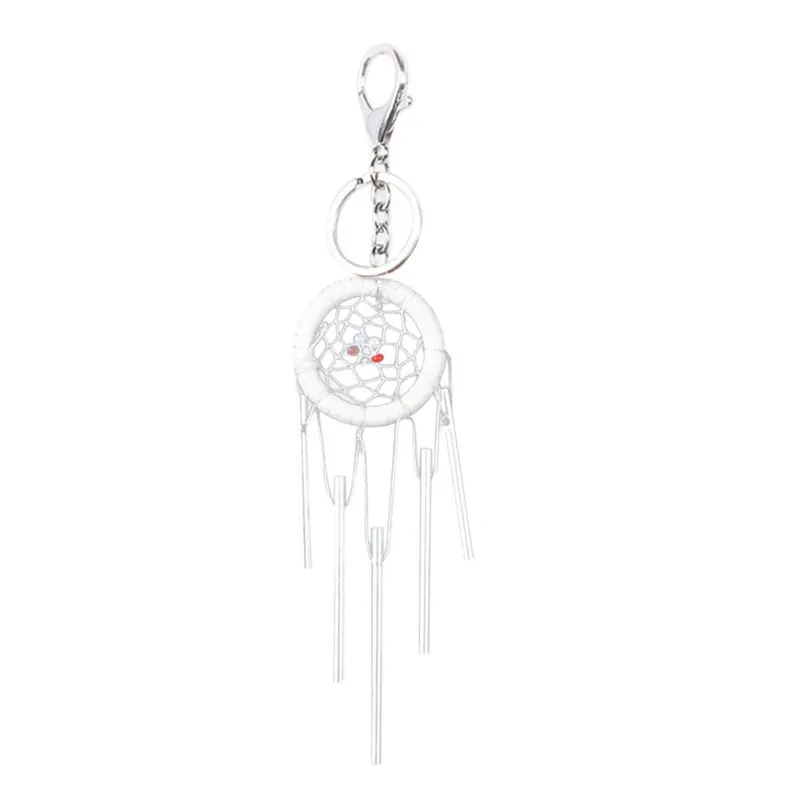 Women Opal Natural Stone Dream Catcher Charms Keychain Charming Tassel Shaped Keychain Jewelry Accessories Dream Catcher 2