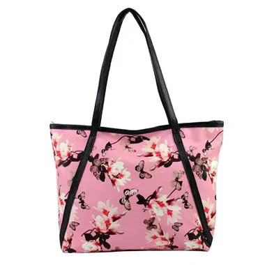 Women Pu Leather Bags Flower Print Shoulder Bag Luxury Handbag Messenger Bags For Ladies Casual Tote Bolsas 3