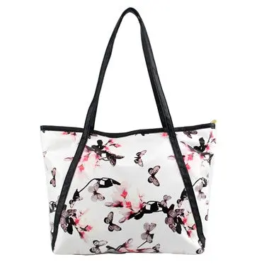 Women Pu Leather Bags Flower Print Shoulder Bag Luxury Handbag Messenger Bags For Ladies Casual Tote Bolsas 4