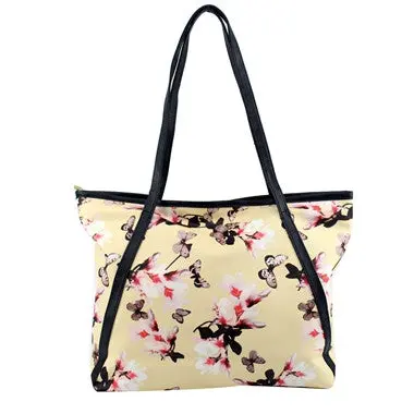 Women Pu Leather Bags Flower Print Shoulder Bag Luxury Handbag Messenger Bags For Ladies Casual Tote Bolsas 5
