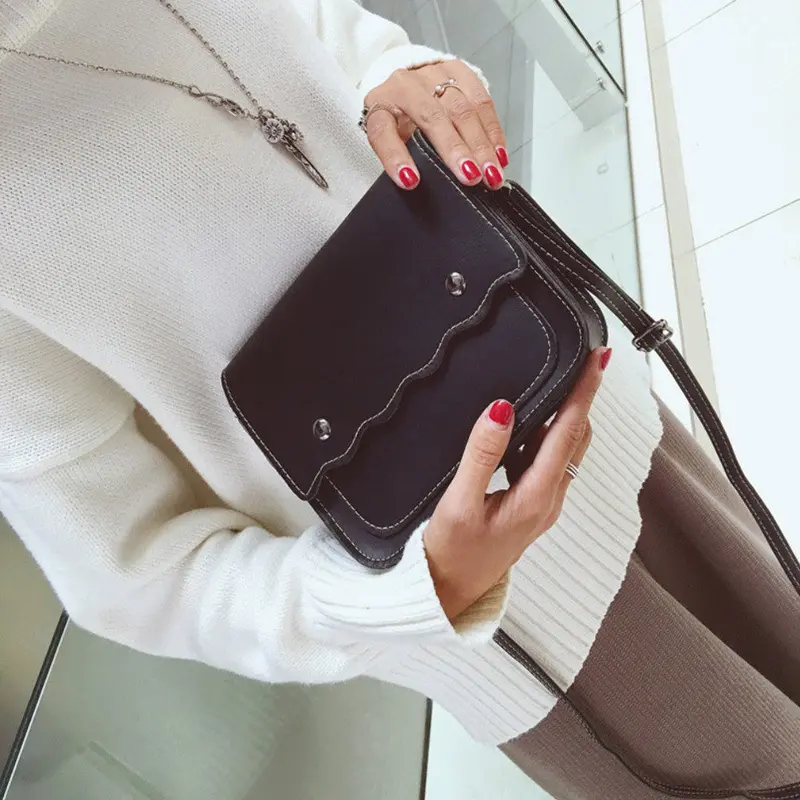 Women Pu Leather Hbag Shoulder Bag Clutch Tote Purse Hobo Messenger Bags Women's Bolsas 1