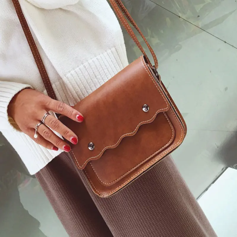 Women Pu Leather Hbag Shoulder Bag Clutch Tote Purse Hobo Messenger Bags Women's Bolsas 2