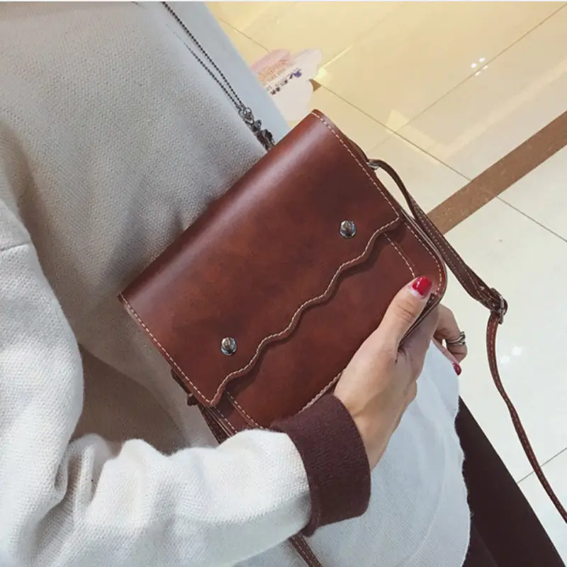 Women Pu Leather Hbag Shoulder Bag Clutch Tote Purse Hobo Messenger Bags Women's Bolsas 3