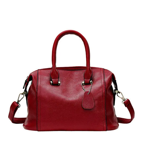Women Pu Leather Luxury Hbag Classic Cy Color Women's Tote Shoulder Messenger Bags Large Bag 5
