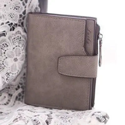 Women Purse Mini Handbag Grind Magic Bifold Pu Leather Wallet Card Holder Wallet Purses Bolsos Femenina 2