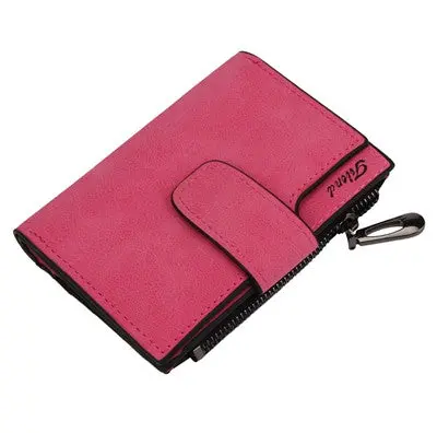 Women Purse Mini Handbag Grind Magic Bifold Pu Leather Wallet Card Holder Wallet Purses Bolsos Femenina 3
