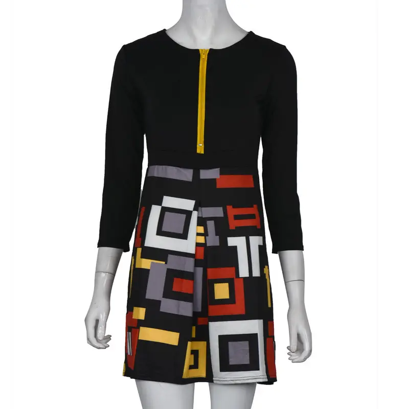 Women Retro European Style Faux Pencil Clothing Sexy Dress Feida 3
