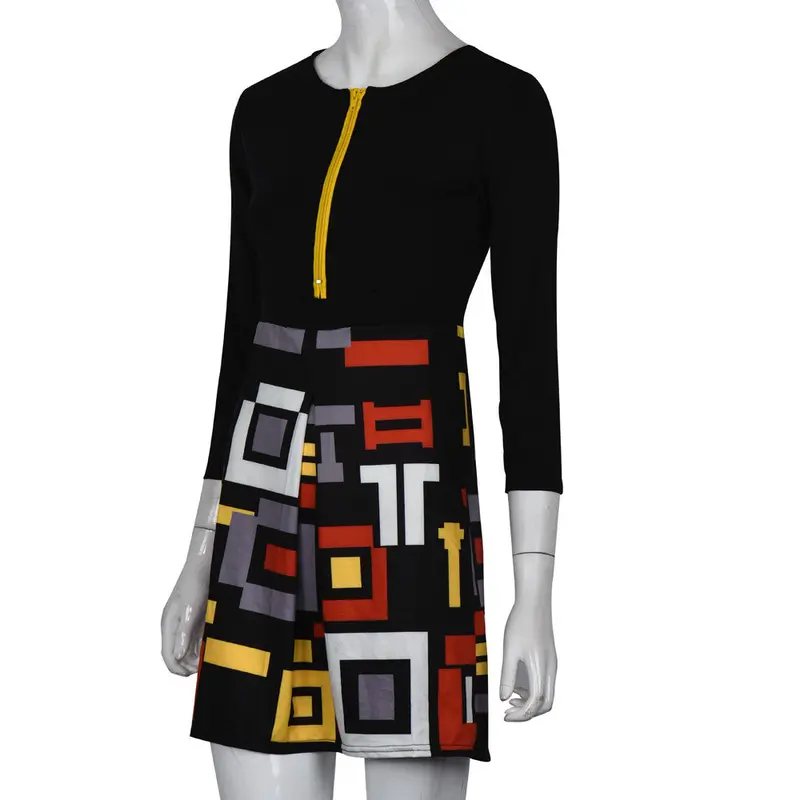 Women Retro European Style Faux Pencil Clothing Sexy Dress Feida 4