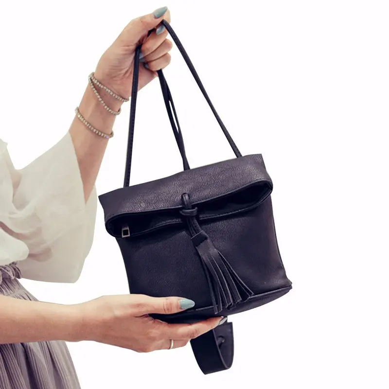 Women Retro Shoulder Messenger Bag Bucket Bag Hbag 1