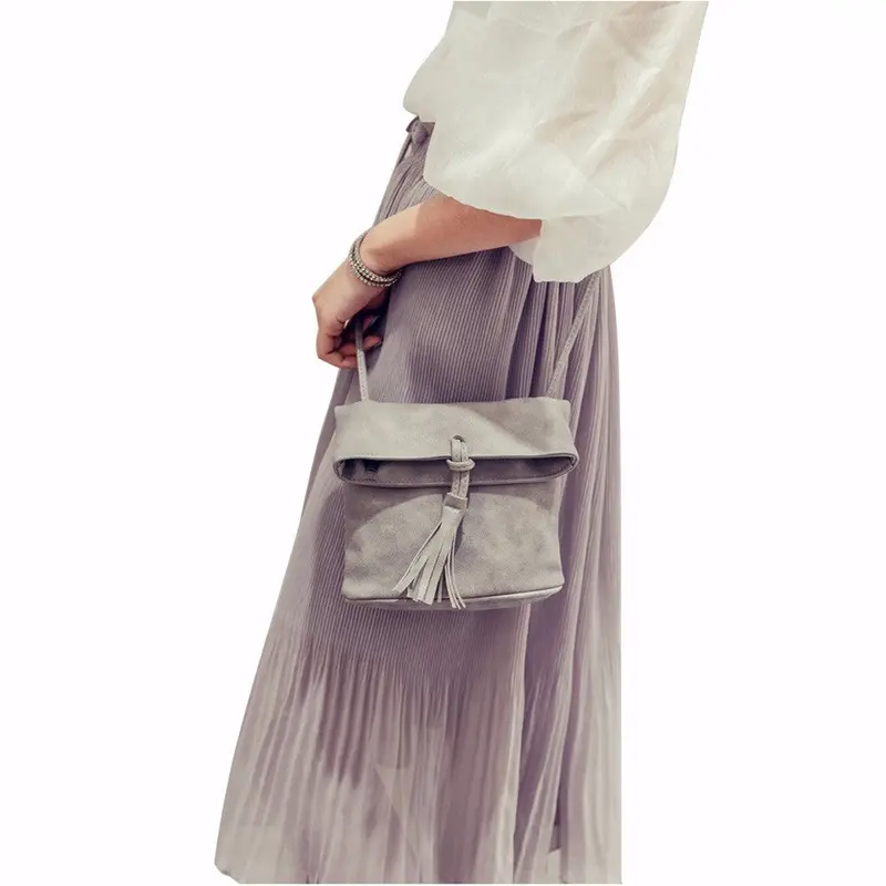 Women Retro Shoulder Messenger Bag Bucket Bag Hbag 4