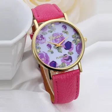 Women Rhinestone Watches Quartz Analog Bracelet Wristwatches 9 Style Top Dress Watch Mujer Relojes High Quanlity 4