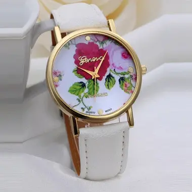 Women Rhinestone Watches Quartz Analog Bracelet Wristwatches 9 Style Top Dress Watch Mujer Relojes High Quanlity 6