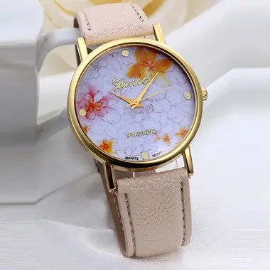 Women Rhinestone Watches Quartz Analog Bracelet Wristwatches 9 Style Top Dress Watch Mujer Relojes High Quanlity 7