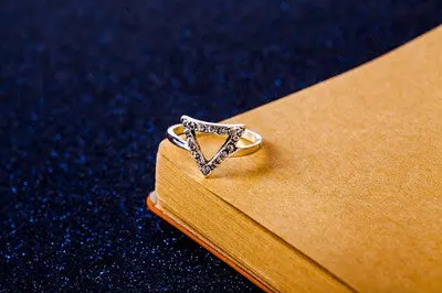 Women Ring Mid Midi Above Knuckle Rings Band Copper Tip Finger Stacking Charm Jewelry Gift For Girl 4