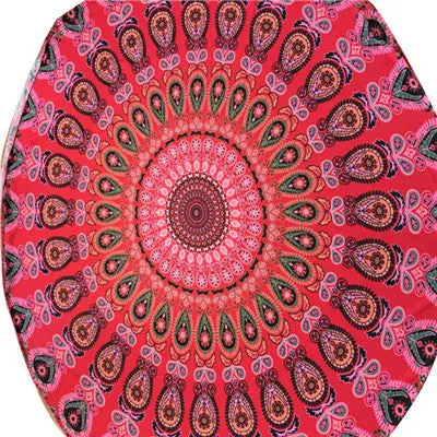 Women Scarf Round Tapestry Cover Up Beach Mala Pool Home Shower Towel Mat Bohemian Shawls Scarves Scarf Kimono Tunic 1